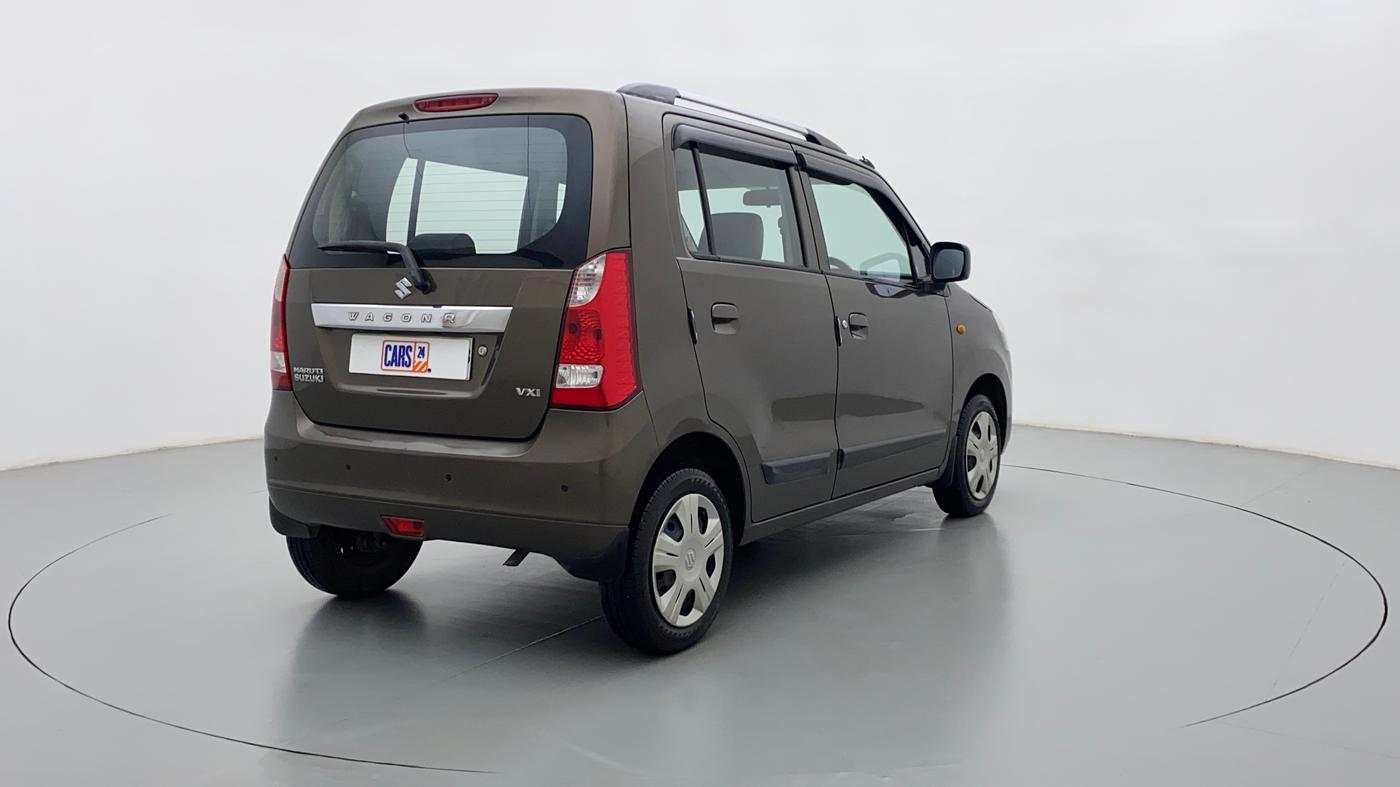 2014 Maruti Wagon R 1.0 VXI, Petrol, Manual, 44,364 km, Right Back Diagonal