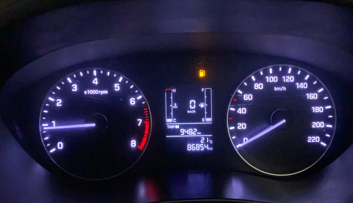 2017 Hyundai Elite i20 SPORTZ 1.2, Petrol, Manual, 86,854 km, Odometer Image