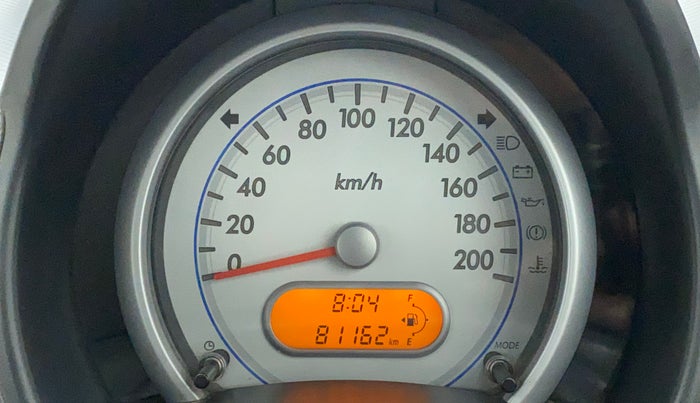 2011 Maruti Ritz VXI, Petrol, Manual, 81,162 km, Odometer Image