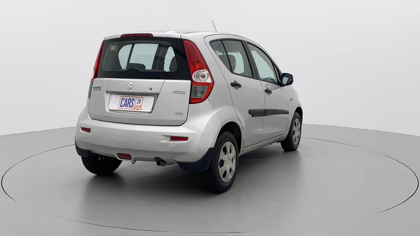 2011 Maruti Ritz VXI, Petrol, Manual, 81,162 km, Right Back Diagonal
