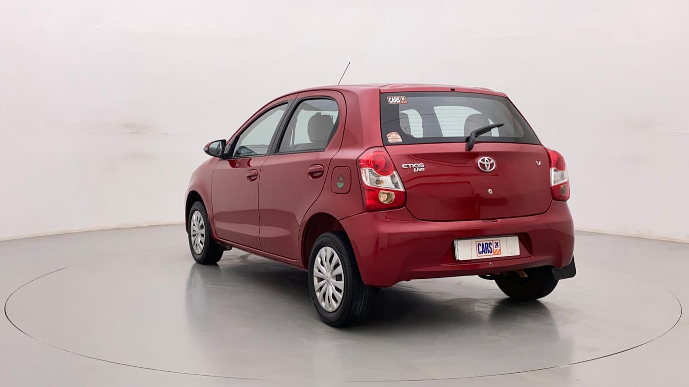 2015 Toyota Etios Liva V, Petrol, Manual, 70,386 km, Left Back Diagonal
