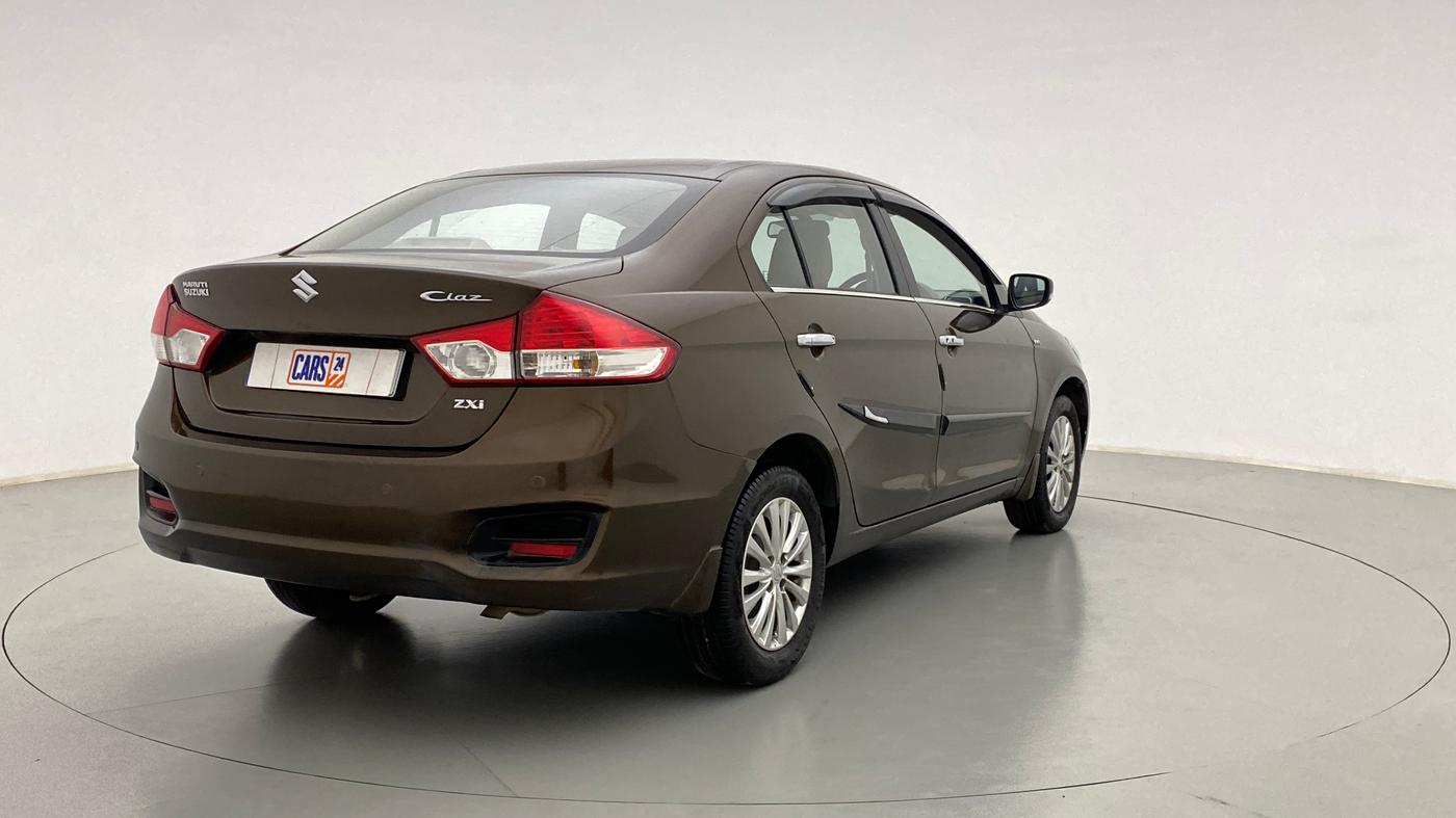 2014 Maruti Ciaz ZXI AMT, Petrol, Automatic, 82,635 km, Right Back Diagonal