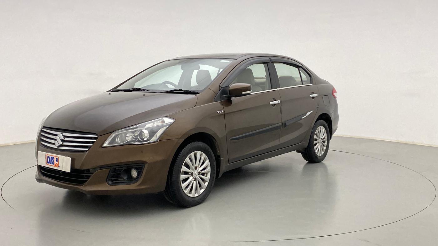 2014 Maruti Ciaz ZXI AMT, Petrol, Automatic, 82,635 km, Left Front Diagonal