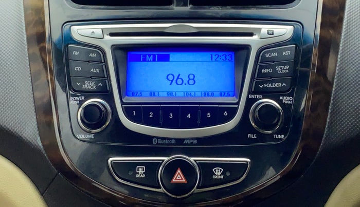 2014 Hyundai Verna FLUIDIC 1.4 VTVT CX, Petrol, Manual, 57,937 km, Infotainment System