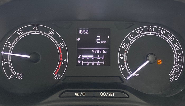 2022 Skoda SLAVIA ACTIVE 1.0L TSI MT, Petrol, Manual, 42,835 km, Odometer Image