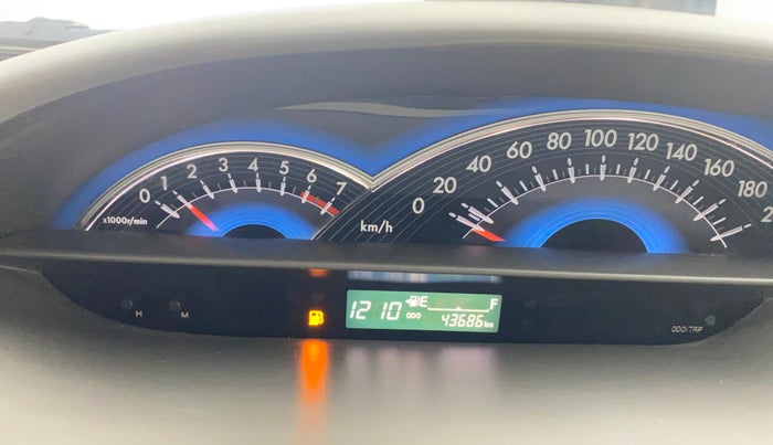 2015 Toyota Etios Liva G, Petrol, Manual, 43,686 km, Odometer Image