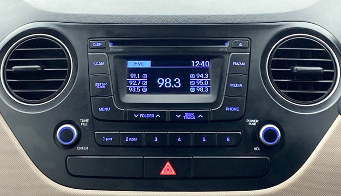 2014 Hyundai Grand i10 ASTA 1.2 KAPPA VTVT, Petrol, Manual, 37,561 km, Infotainment System