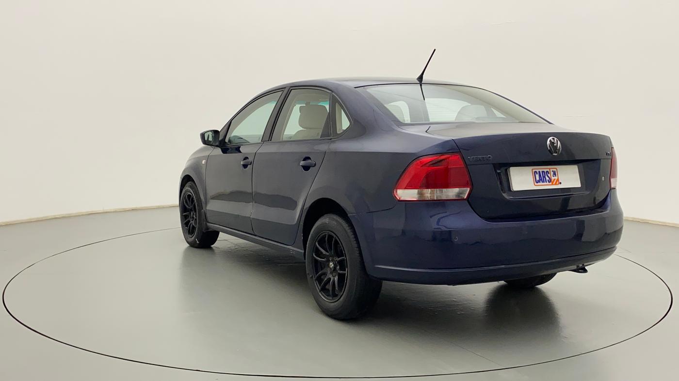 2014 Volkswagen Vento COMFORTLINE TSI AT PETROL, Petrol, Automatic, 57,022 km, Left Back Diagonal