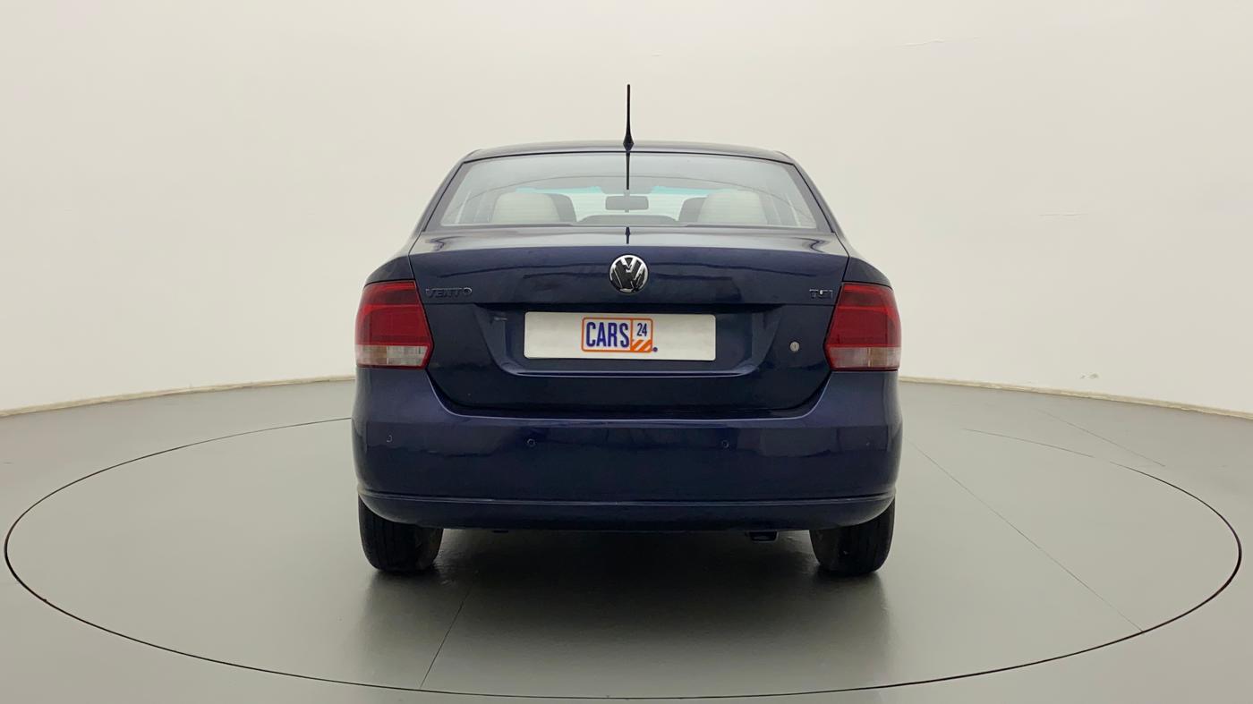 2014 Volkswagen Vento COMFORTLINE TSI AT PETROL, Petrol, Automatic, 57,022 km, Back/Rear