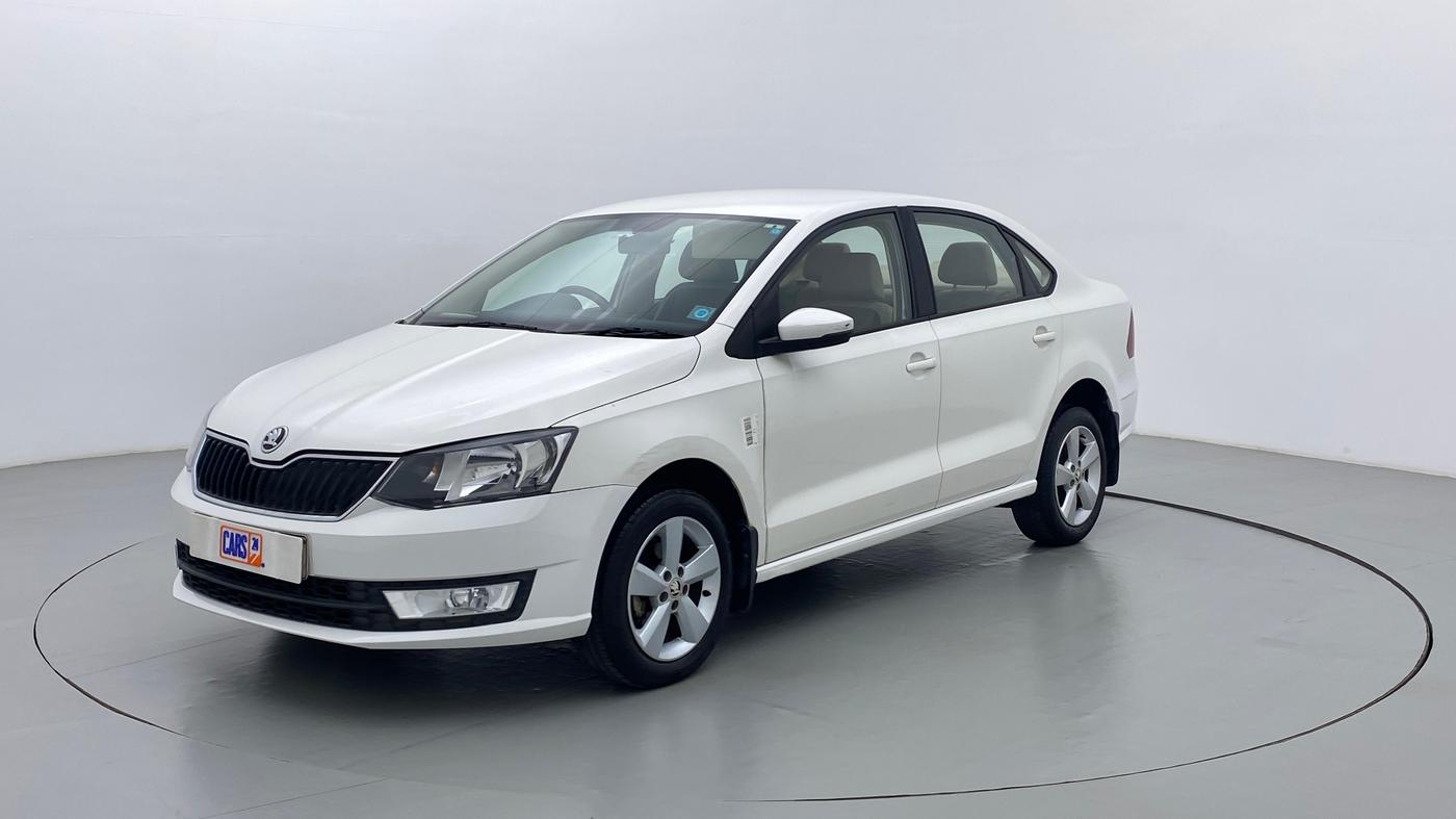 2017 Skoda Rapid AMBITION 1.6 MPFI MT, Petrol, Manual, 46,305 km, Left Front Diagonal
