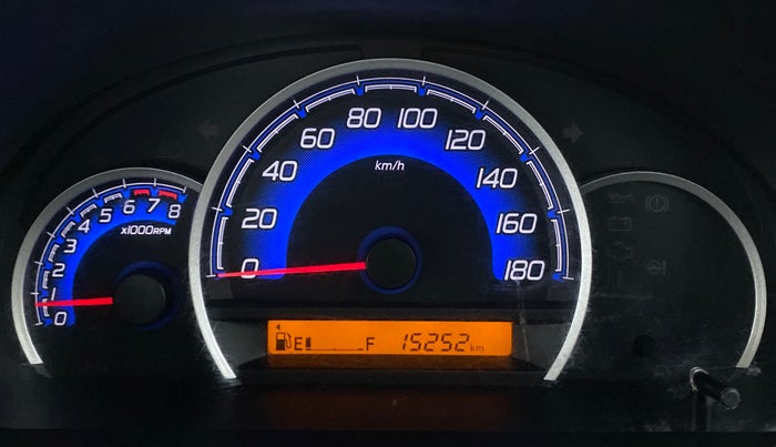 2017 Maruti Wagon R 1.0 VXI, Petrol, Manual, 15,357 km, Odometer Image