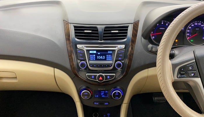 2016 Hyundai Verna FLUIDIC 4S 1.6 VTVT S AT, Petrol, Automatic, 62,295 km, Air Conditioner