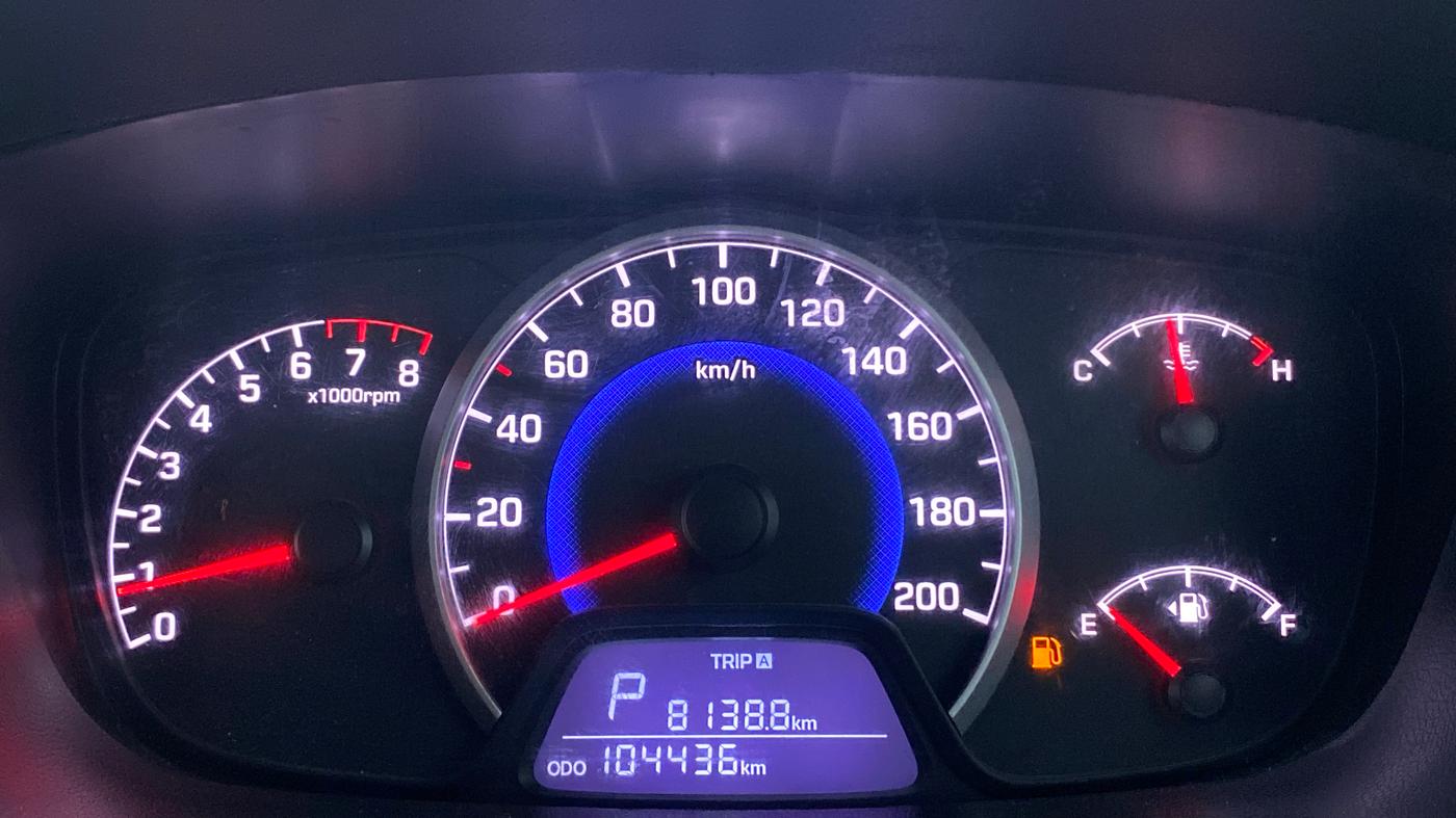 2016 Hyundai Grand i10 ASTA (O) AT 1.2 KAPPA VTVT, Petrol, Automatic, 1,04,499 km, Odometer Image
