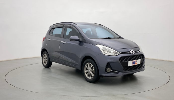 2016 Hyundai Grand i10 ASTA (O) AT 1.2 KAPPA VTVT, Petrol, Automatic, 1,04,499 km, Right Front Diagonal