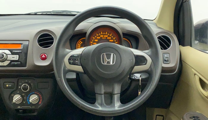 2013 Honda Amaze 1.2L I-VTEC S, Petrol, Manual, 30,291 km, Steering Wheel Close Up