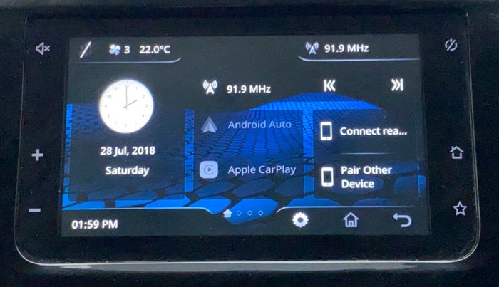 2020 Tata TIGOR XZ PLUS 1.2 REVOTRON, Petrol, Manual, 23,380 km, Infotainment System