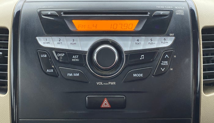 2017 Maruti Wagon R 1.0 VXI, Petrol, Manual, 56,608 km, Infotainment System