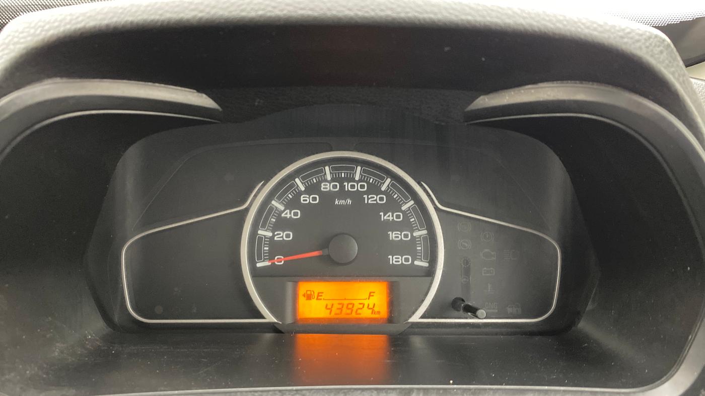 2020 Maruti Alto VXI, Petrol, Manual, 43,917 km, Odometer Image