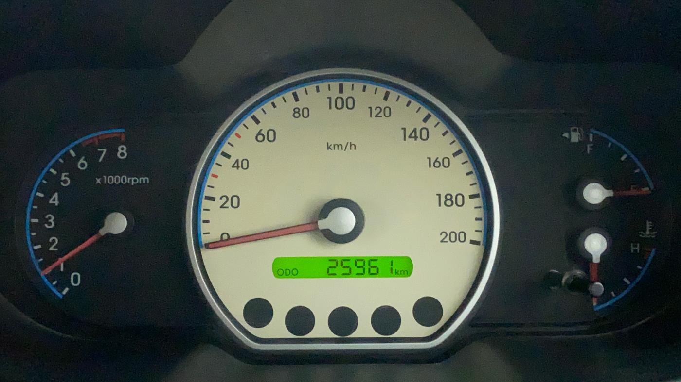 2010 Hyundai i10 MAGNA 1.2, Petrol, Manual, 25,961 km, Odometer Image