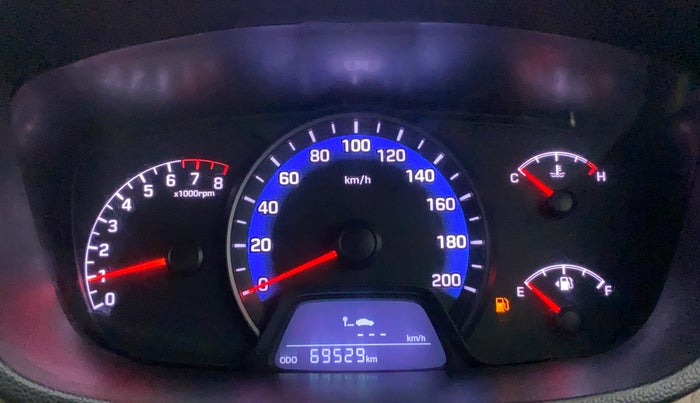 2017 Hyundai Xcent S 1.2, Petrol, Manual, 69,520 km, Odometer Image