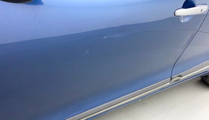 2017 Maruti Baleno ZETA CVT PETROL 1.2, Petrol, Automatic, 91,799 km, Front passenger door - Slightly dented