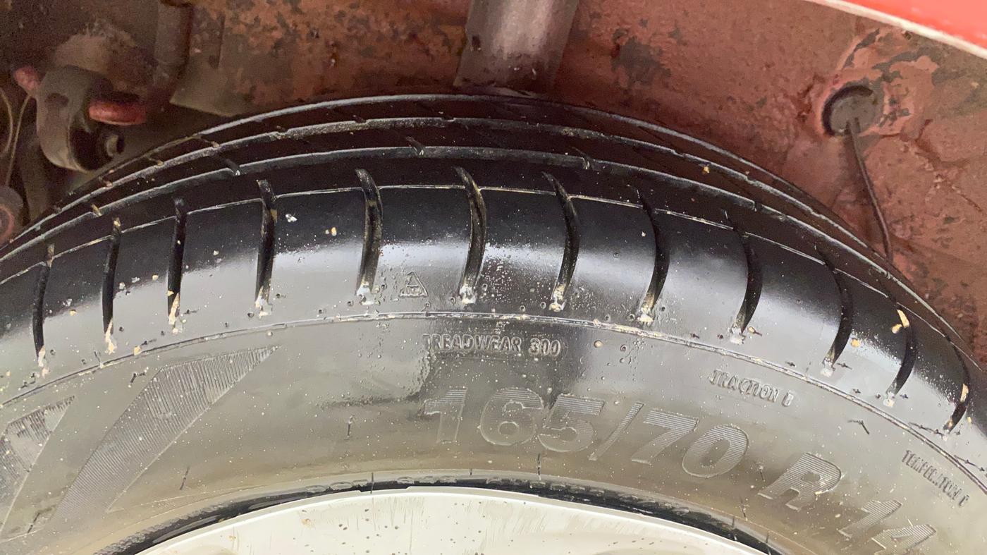 2019 Maruti Celerio ZXI AMT, Petrol, Automatic, 1,12,553 km, Right Rear Tyre Tread