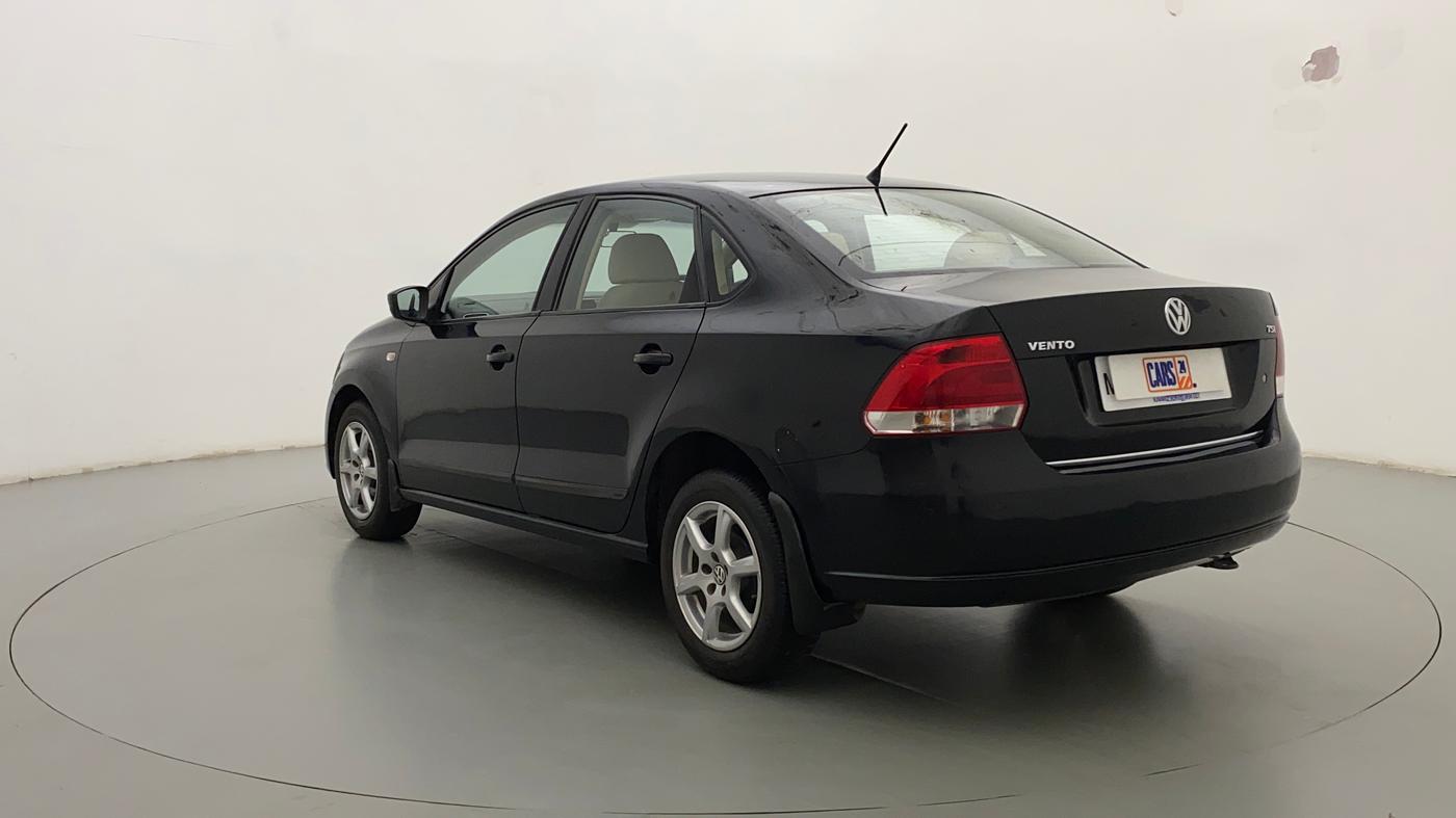 2014 Volkswagen Vento HIGHLINE PETROL AT, Petrol, Automatic, 61,888 km, Left Back Diagonal