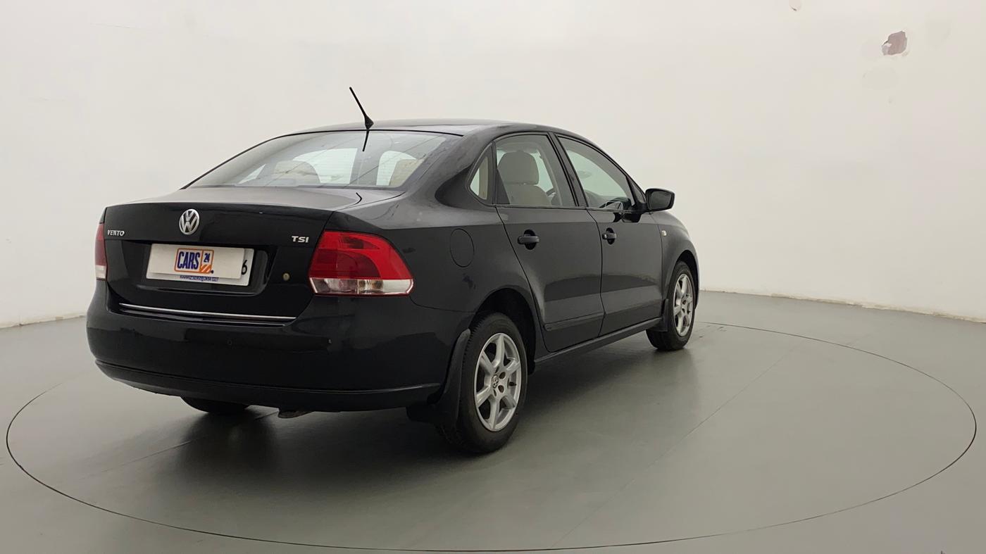 2014 Volkswagen Vento HIGHLINE PETROL AT, Petrol, Automatic, 61,888 km, Right Back Diagonal