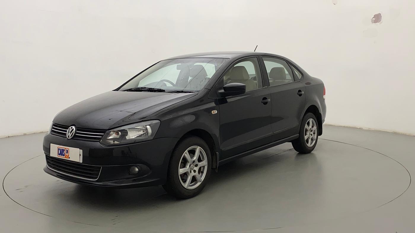 2014 Volkswagen Vento HIGHLINE PETROL AT, Petrol, Automatic, 61,888 km, Left Front Diagonal