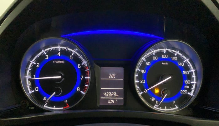 2016 Maruti Baleno DELTA PETROL 1.2, Petrol, Manual, 43,993 km, Odometer Image