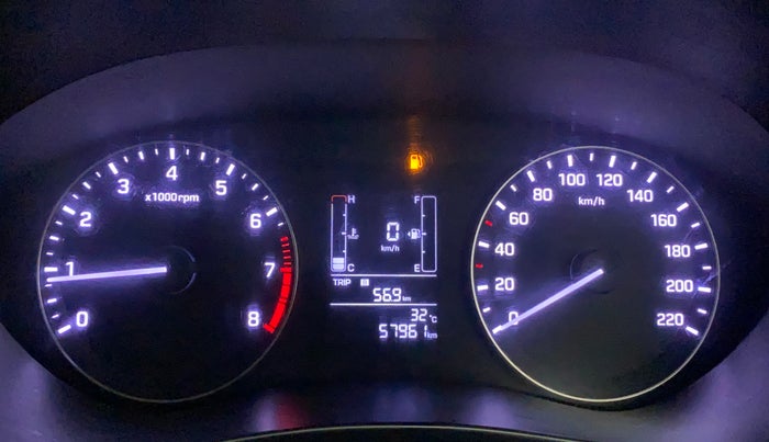2017 Hyundai Elite i20 SPORTZ 1.2, Petrol, Manual, 57,905 km, Odometer Image