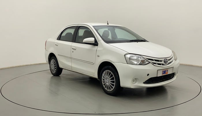 2013 Toyota Etios G, Petrol, Manual, 86,992 km, Right Front Diagonal