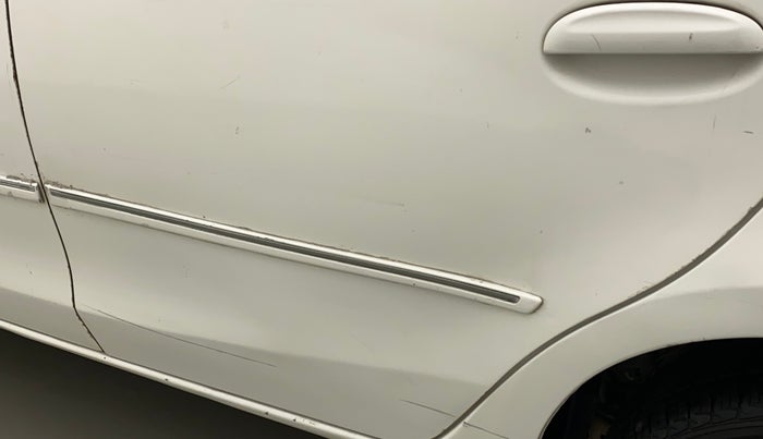 2013 Toyota Etios G, Petrol, Manual, 86,992 km, Rear left door - Minor scratches
