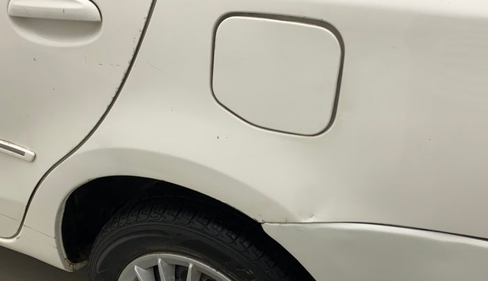 2013 Toyota Etios G, Petrol, Manual, 86,992 km, Left quarter panel - Slightly dented