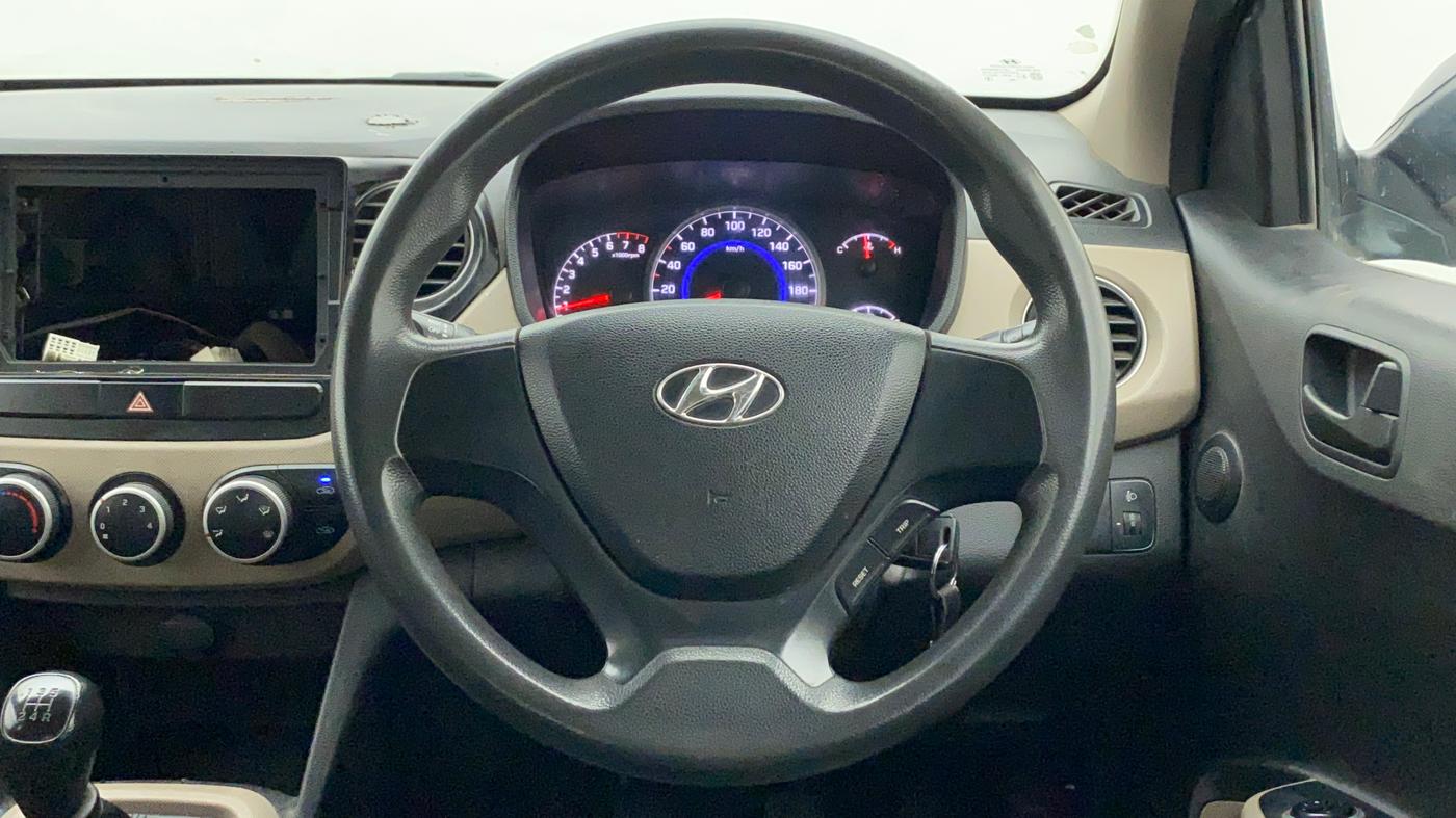 2016 Hyundai Grand i10 MAGNA 1.2 KAPPA VTVT, CNG, Manual, 29,435 km, Steering Wheel Close Up