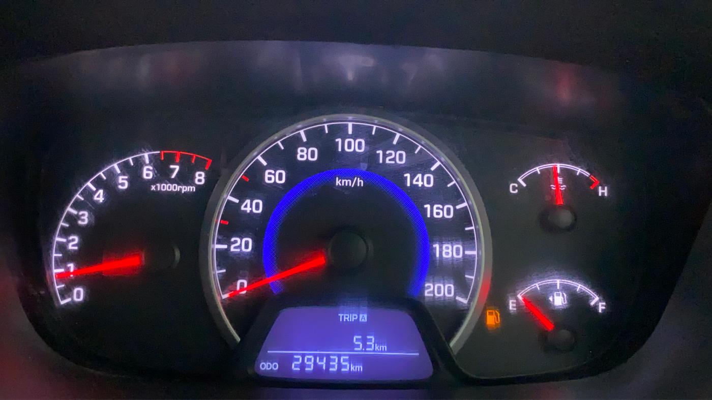 2016 Hyundai Grand i10 MAGNA 1.2 KAPPA VTVT, CNG, Manual, 29,435 km, Odometer Image