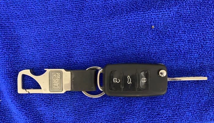 2019 Volkswagen Ameo HIGHLINE PLUS 1.5L AT 16 ALLOY, Diesel, Automatic, 63,113 km, Key Close Up