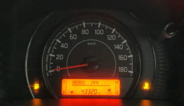 2022 Maruti New Wagon-R LXI CNG 1.0, CNG, Manual, 43,312 km, Odometer Image