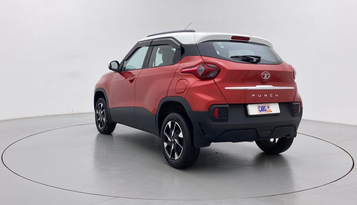 2022 Tata PUNCH CREATIVE AMT 1.2 RTN DUAL TONE, Petrol, Automatic, 3,750 km, Left Back Diagonal
