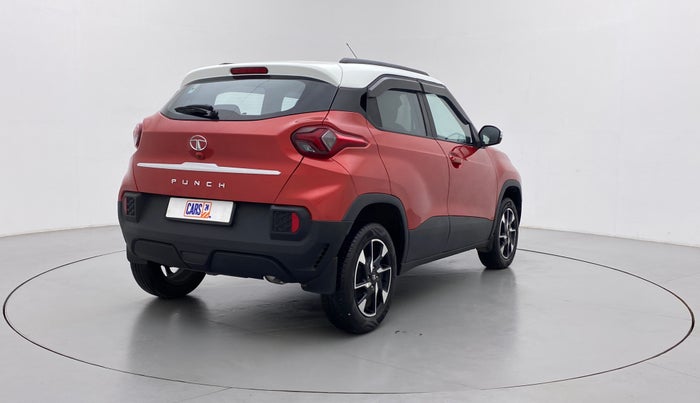 2022 Tata PUNCH CREATIVE AMT 1.2 RTN DUAL TONE, Petrol, Automatic, 3,750 km, Right Back Diagonal
