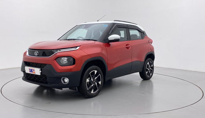 2022 Tata PUNCH CREATIVE AMT 1.2 RTN DUAL TONE, Petrol, Automatic, 3,750 km, Left Front Diagonal
