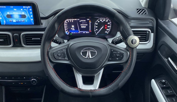 2022 Tata PUNCH CREATIVE AMT 1.2 RTN DUAL TONE, Petrol, Automatic, 3,750 km, Steering Wheel Close Up
