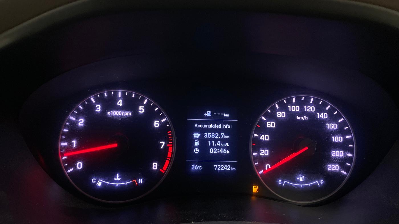 2020 Hyundai Elite i20 ASTA 1.2 (O), Petrol, Manual, 72,210 km, Odometer Image