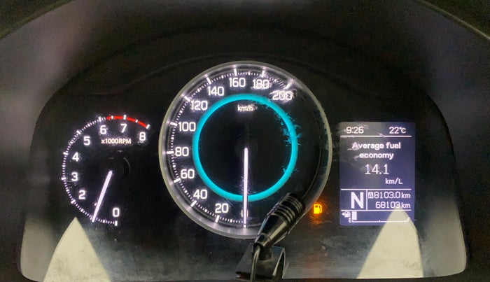 2017 Maruti IGNIS ZETA 1.2 AMT DUAL TONE, Petrol, Automatic, 68,102 km, Odometer Image