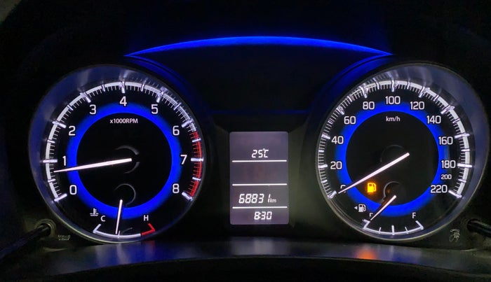 2018 Maruti Baleno DELTA PETROL 1.2, Petrol, Manual, 68,825 km, Odometer Image