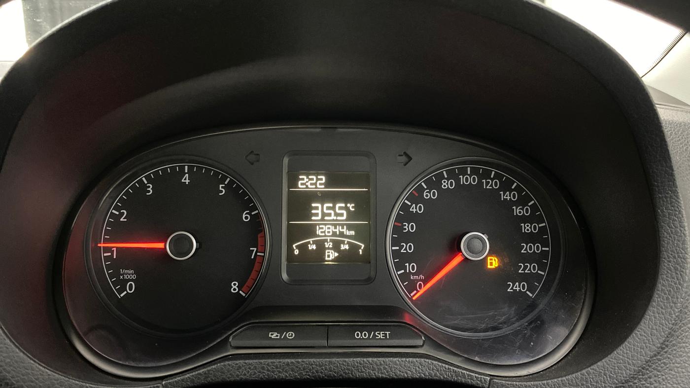 2021 Volkswagen Polo TRENDLINE 1.0L, Petrol, Manual, 12,843 km, Odometer Image