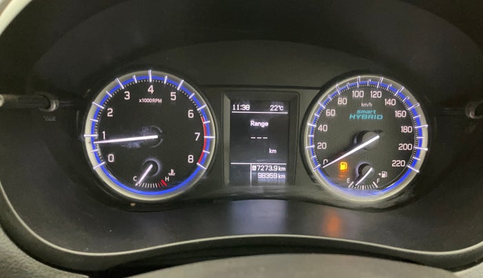 2021 Maruti S Cross SIGMA 1.5, Petrol, Manual, 98,356 km, Odometer Image