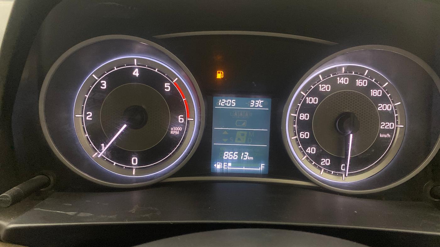 2017 Maruti Dzire ZDI PLUS, Diesel, Manual, 86,592 km, Odometer Image