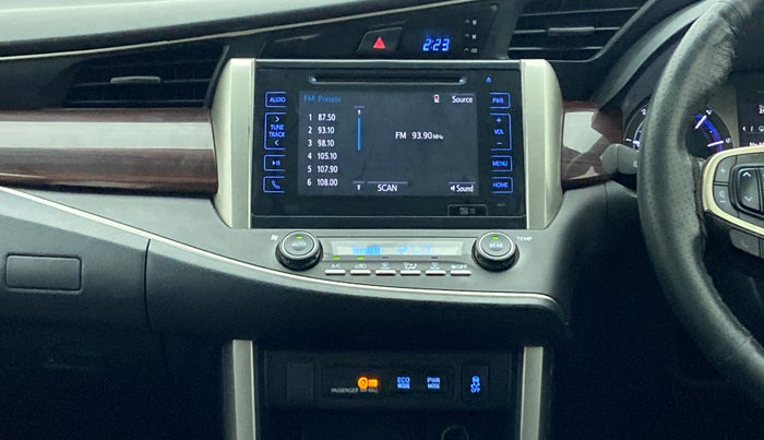 2016 Toyota Innova Crysta 2.4 ZX 7 STR, Diesel, Manual, 1,54,960 km, Air Conditioner