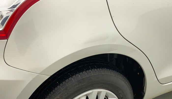 2017 Maruti Swift LXI (O), Petrol, Manual, 27,468 km, Right quarter panel - Minor scratches
